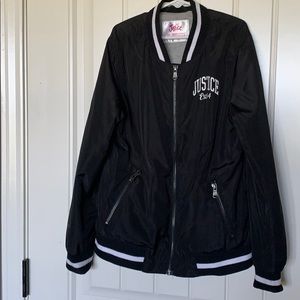 Justice jacket size 10 girls